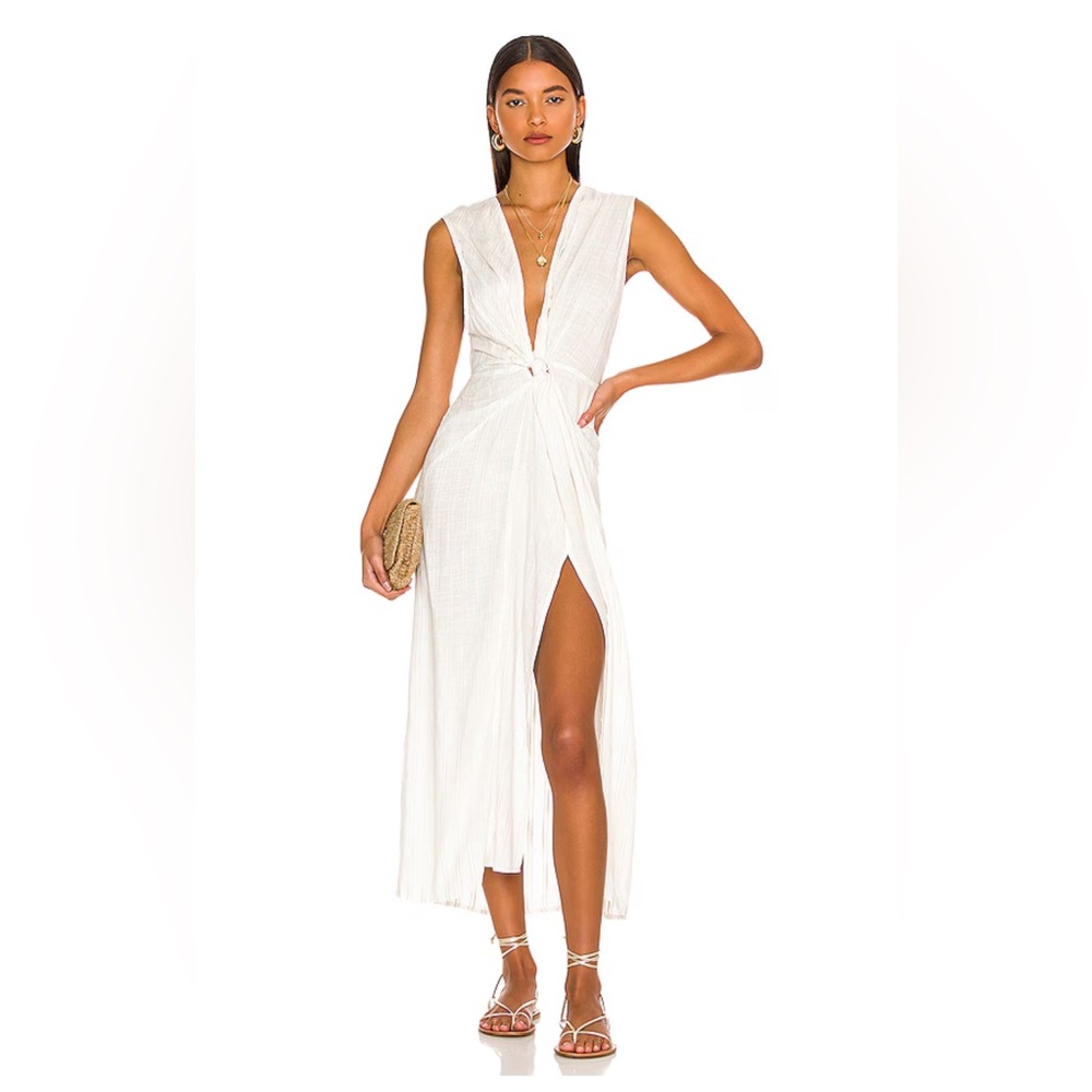 L Space Down the Line Cover-up Dress / Cream / Size S/P